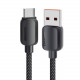 Кабель Essager Breeze USB - USB Type-C (M/M), 100W, 2 м Black (EXC7A-WLA01-P)