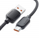 Кабель Essager Breeze USB - USB Type-C (M/M), 100W, 2 м Black (EXC7A-WLA01-P)