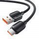 Кабель Essager Breeze USB - USB Type-C (M/M), 100W, 2 м Black (EXC7A-WLA01-P)