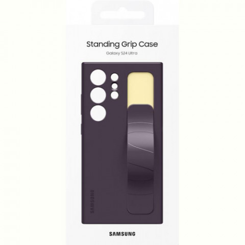 Чохол-накладка Samsung Standing Grip Case для Samsung Galaxy S24 Ultra SM-S928 Dark Violet (EF-GS928CEEGWW)