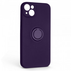 Чохол ArmorStandart Icon Ring для Apple iPhone 14 Plus Dark Purple (ARM68701)