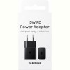 Мережевий зарядний пристрій Samsung EP-T1510X Black, 1хUSB Type-C, 15W (EP-T1510NBEGEU)