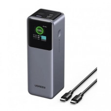 Зовнішній акумулятор Power Bank Ugreen 25000mAh 200W Gray (PB722)
