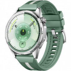 Смарт-годинник Huawei Watch GT 6 46mm Steel with Green Woven Strap (55020FWD, 55020FTV, Atum-B19W)