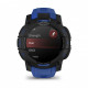 Смарт-годинник Garmin Instinct 3 45mm AMOLED Black with Bolt Blue/Black Silicone Band (010-02936-03)