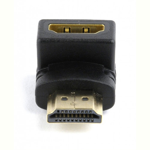 Адаптер Cablexpert (A-HDMI90-FML) HDMI-HDMI, кут 90 градусів, чорний