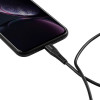 Кабель Lightning Canyon USB Type-C/Apple Lightning Black 1.2m (CNS-MFIC4B)