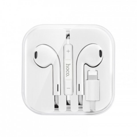 Гарнітура Hoco L7 Plus Lightning White (L7PLW)
