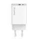 Мережевий зарядний пристрій ColorWay GaN Mini 45W PD Port PPS USB (Type-C PD + USB QC4.0) White (CW-CHS060PD-WT)