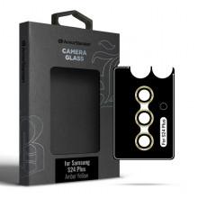 Захисне скло для камери ArmorStandart Supreme Black Icon для Samsung S24 Plus Amber Yellow (ARM76613)