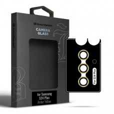 Захисне скло для камери ArmorStandart Supreme Black Icon для Samsung S24 Plus Amber Yellow (ARM76613)