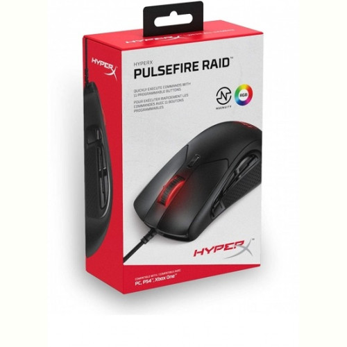 Мишка HyperX Pulsefire Raid Black (4P5Q3AA) USB