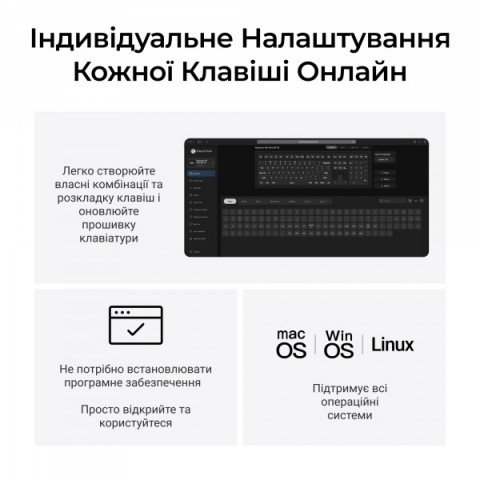 Клавіатура бездротова Keychron Q6 Ultra Keychron Red Switch Black RGB (Q6U-M1-UA) Купити в Україні