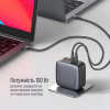 Мережевий зарядний пристрій ColorWay Power Delivery GaN (USB-A + 3USB TYPE-C) (100W) Black (CW-CHS047PD-BK)