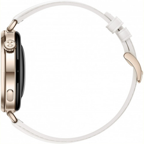 Смарт-годинник Huawei Watch GT 6 41mm Gold with White Composite Leather Strap (55020FTN)