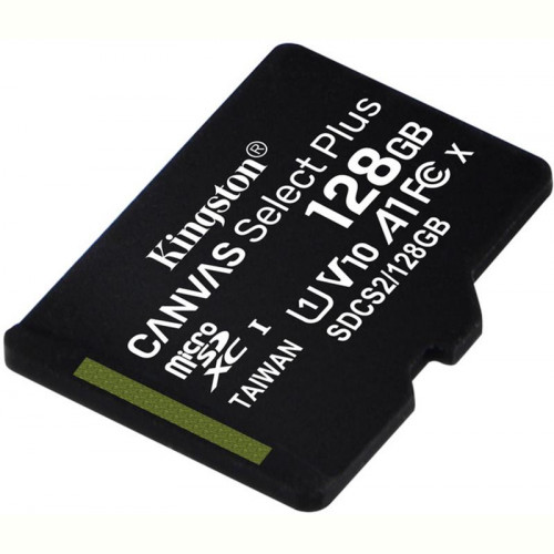 Карта пам`яті MicroSDXC 128GB UHS-I Class 10 Kingston Canvas Select Plus R100MB/s (SDCS2/128GBSP)