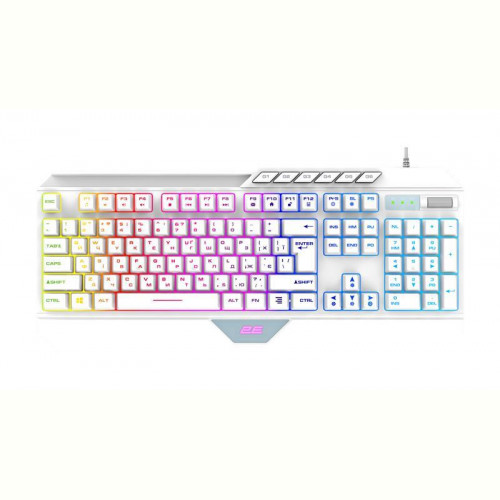 Клавіатура 2E Gaming KG315 RGB USB White Ukr (2E-KG315UWT)