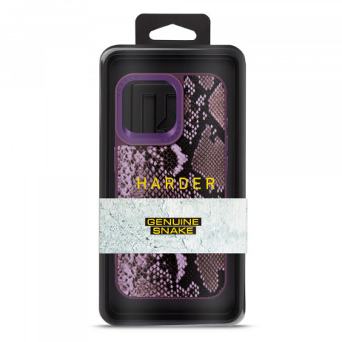 Чохол Harder Genuine Snake для Apple iPhone 15 Pro Max Dark Purple (ARM76785)