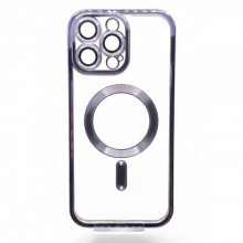 Чохол-накладка BeCover TPU Chrome Case MagSafe для Apple iPhone 16 Pro Sierra Blue (712082)