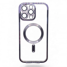 Чохол-накладка BeCover TPU Chrome Case MagSafe для Apple iPhone 16 Pro Sierra Blue (712082)