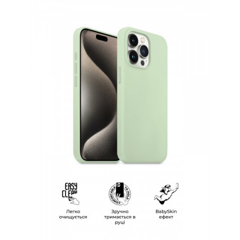 Чохол ArmorStandart ICON2 MagSafe для Apple iPhone 15 Pro Max Soft Mint (ARM77014)