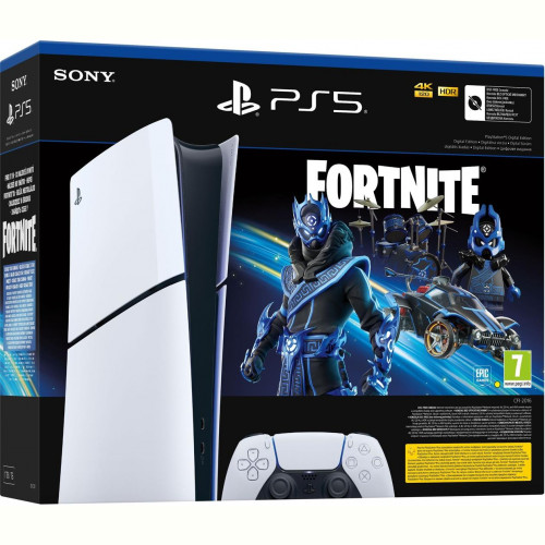 Ігрова приставка Sony PlayStation 5 Slim Digital Edition (Fortnite Cobalt Star Bundle) (1000045170)