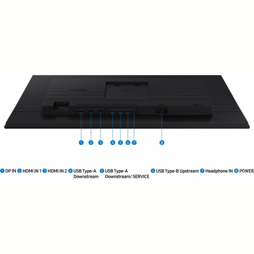 Монiтор Samsung 27" S27D400 (LS27D400GAIXCI) IPS Black 100Hz
