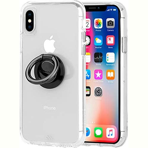 Чохол-накладка Case-Mate Tough with Ring для Apple iPhone X / iPhone XS Clear (CM038055)