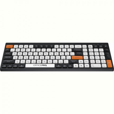 Клавіатура бездротова OfficePro SK985BO Bluetooth Black/White