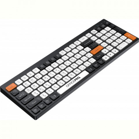 Клавіатура бездротова OfficePro SK985BO Bluetooth Black/White