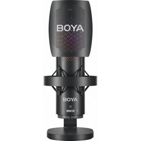 Мікрофон конденсаторний зі зміною діаграми спрямованості BOYA K9 RGB Black Купити в Україні