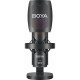 Мікрофон конденсаторний зі зміною діаграми спрямованості BOYA K9 RGB Black Купити в Україні