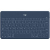 Клавiатура Logitech Keys-To-Go Blue USB RUS (920-010123)
