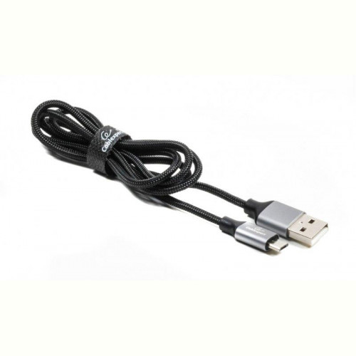 Кабель Cablexpert (CCPB-M-USB-09BK) USB 2.0 A - microUSB, премиум, 1м, чорний