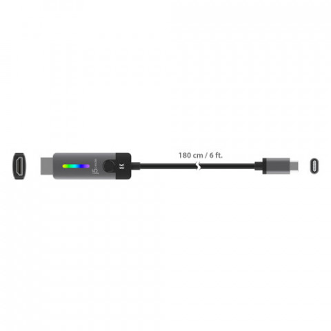 Кабель J5create USB-C - HDMI (M/M), 1.8 м, Black (JCC157-N)