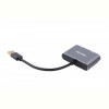 Адаптер-перехідник Maxxter (V-AM-HDMI-VGA), USB-HDMIхVGA, сірий