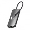 Док-станція Media-Tech USB-C HDMI/USB 3.0x3/RJ45/SD/MicroSD/PD 100W (MT5044)