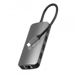 Док-станція Media-Tech USB-C HDMI/USB 3.0x3/RJ45/SD/MicroSD/PD 100W (MT5044)