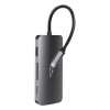 Док-станція Media-Tech USB-C HDMI/USB 3.0x3/RJ45/SD/MicroSD/PD 100W (MT5044)