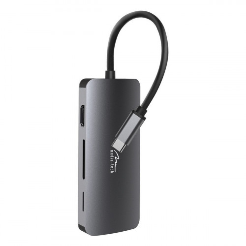 Док-станція Media-Tech USB-C HDMI/USB 3.0x3/RJ45/SD/MicroSD/PD 100W (MT5044)
