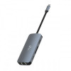 Док-станція Media-Tech USB-C HDMI/USB 3.0x3/RJ45/SD/MicroSD/PD 100W (MT5044)