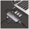 Док-станція Media-Tech USB-C HDMI/USB 3.0x3/RJ45/SD/MicroSD/PD 100W (MT5044)
