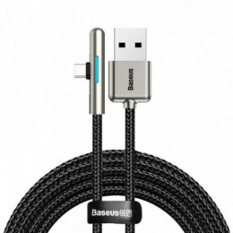Кабель Baseus Iridescent Lamp Mobile Game USB3.1-USB Type-C, 2м, Black (CAT7C-C01)