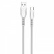 Кабель ColorWay USB-microUSB (line-drawing), 2.4А, 1м, White (CW-CBUM028-WH)