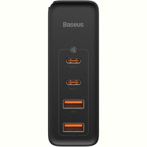 Мережевий зарядний пристрій Baseus GaN2 Pro Quick Charger 2C+2U (2xUSB-C+2xUSB-A) 100W Black (CCGAN2P-L01)
