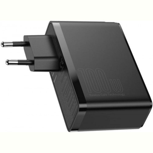 Мережевий зарядний пристрій Baseus GaN2 Pro Quick Charger 2C+2U (2xUSB-C+2xUSB-A) 100W Black (CCGAN2P-L01)