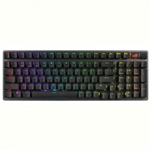 Клавіатура бездротова Asus ROG Strix Scope II 96 RGB NX Wireless Black (90MP037A-BKUA01)