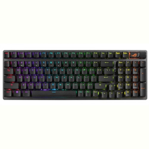 Клавіатура бездротова Asus ROG Strix Scope II 96 RGB NX Wireless Black (90MP037A-BKUA01)