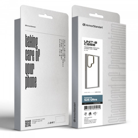 Чохол ArmorStandart UNIT2 для Samsung S25 Ultra Titanium Grey (ARM81844)