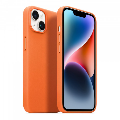 Чохол ArmorStandart FAKE Leather Case для Apple iPhone 14 Plus Golden Brown (ARM64459)